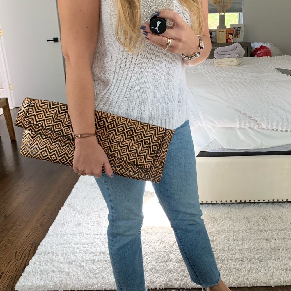 BCBG MaxAzria Woven Clutch